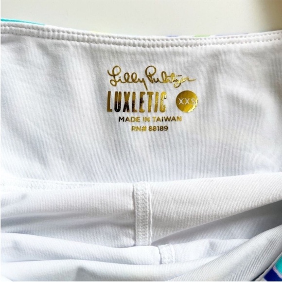 NWT Lilly Pulitzer Aila UPF 50+ Luxletic Skort Shell Beach Print Size XS - Picture 8 of 11